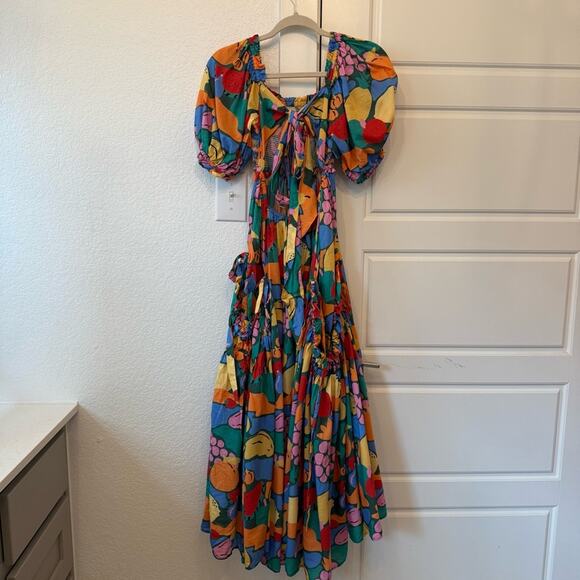 Farm Rio Fruit Landscape Midi Dress - Picture 5 of 8